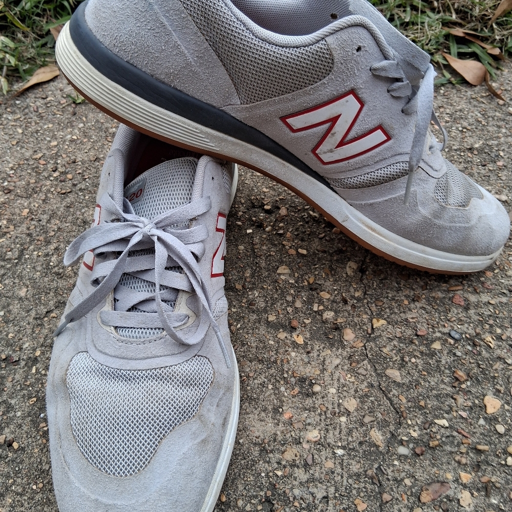 New Balance Gray and Red Men's Sneakers Size 13